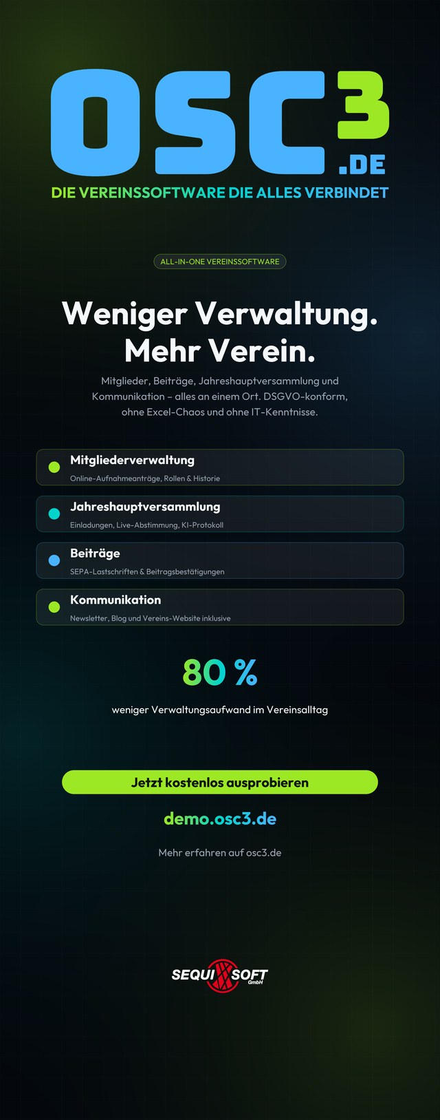 Vorschau des OSC3 Roll-up Banners 85 × 200 cm